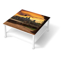 Klebefolie für Möbel Angkor Wat - IKEA Hemnes Couchtisch 90x90 cm  - weiss