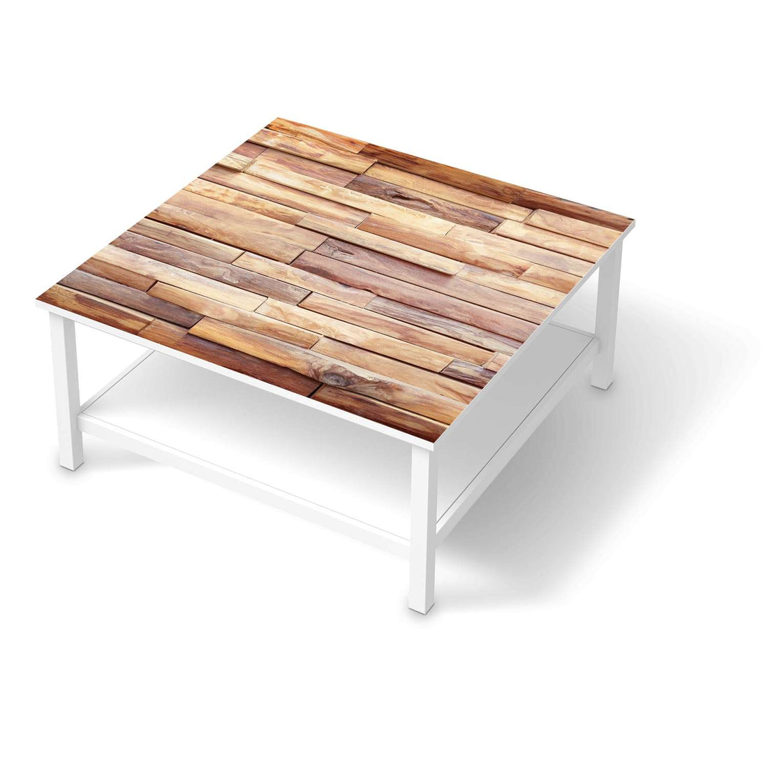 Klebefolie für Möbel Artwood - IKEA Hemnes Couchtisch 90x90 cm  - weiss
