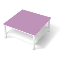 Klebefolie für Möbel Flieder Light - IKEA Hemnes Couchtisch 90x90 cm  - weiss