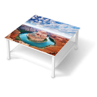 Klebefolie für Möbel Grand Canyon - IKEA Hemnes Couchtisch 90x90 cm  - weiss