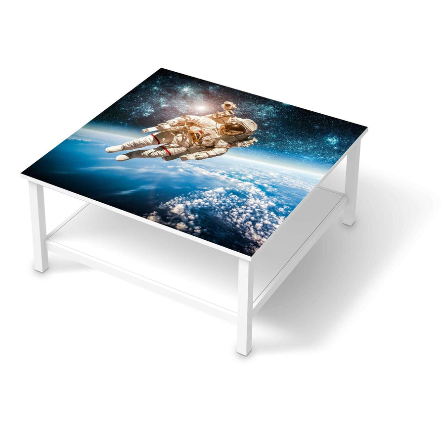 Klebefolie für Möbel Outer Space - IKEA Hemnes Couchtisch 90x90 cm  - weiss