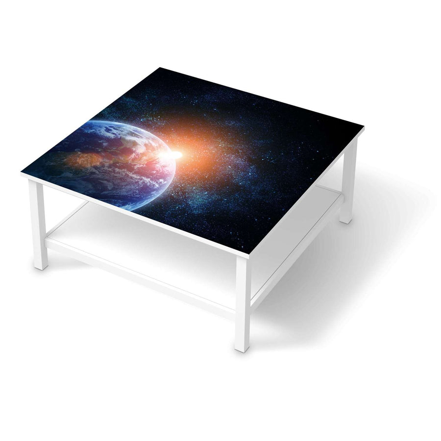 Klebefolie für Möbel Sunrise - IKEA Hemnes Couchtisch 90x90 cm  - weiss