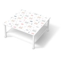 Klebefolie für Möbel Sweet Dreams - IKEA Hemnes Couchtisch 90x90 cm  - weiss