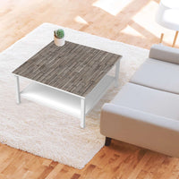 Klebefolie für Möbel Dark washed - IKEA Hemnes Couchtisch 90x90 cm - Wohnzimmer