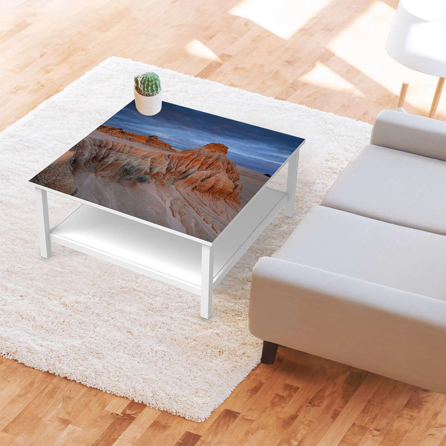 Klebefolie für Möbel Outback Australia - IKEA Hemnes Couchtisch 90x90 cm - Wohnzimmer
