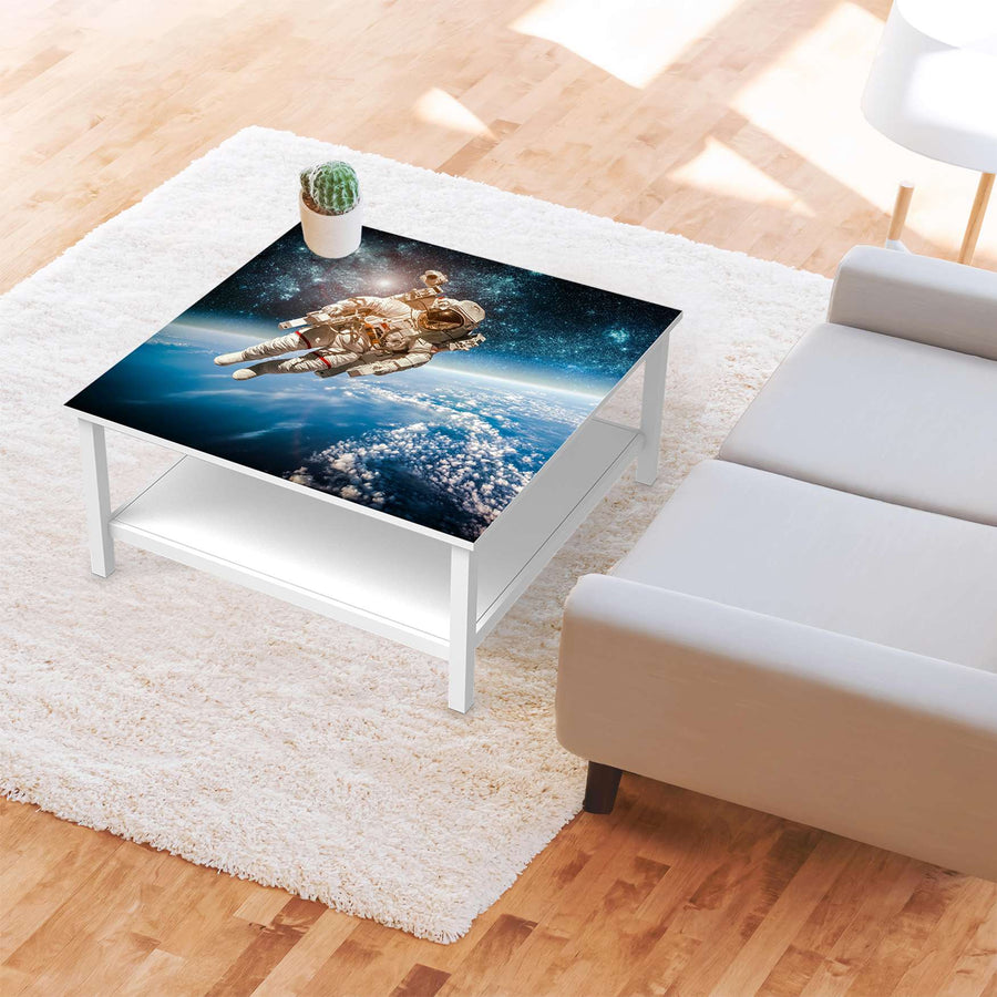 Klebefolie für Möbel Outer Space - IKEA Hemnes Couchtisch 90x90 cm - Wohnzimmer