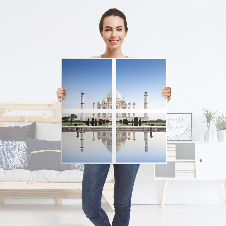 Klebefolie für Möbel Taj Mahal - IKEA Kallax Regal 4 Türen - Folie