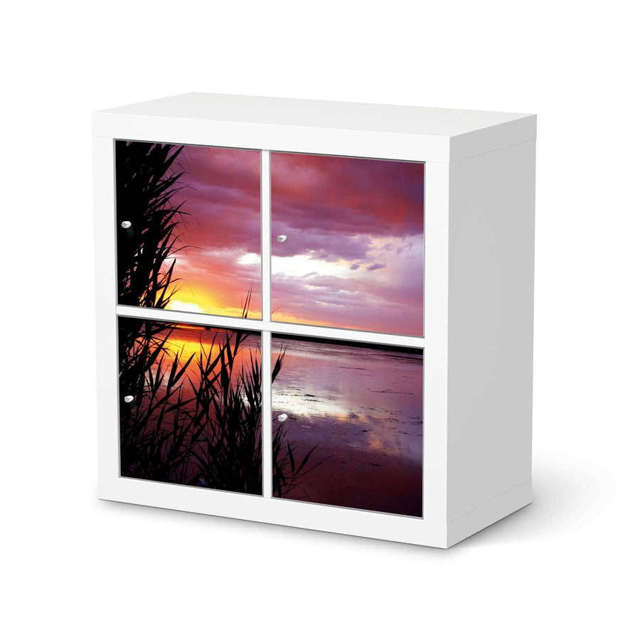 Klebefolie für Möbel Dream away - IKEA Kallax Regal 4 Türen  - weiss