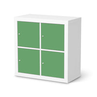 Klebefolie für Möbel Grün Light - IKEA Kallax Regal 4 Türen  - weiss