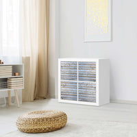 Klebefolie für Möbel Greyhound - IKEA Kallax Regal 4 Türen - Wohnzimmer