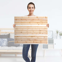 Klebefolie für Möbel Bright Planks - IKEA Malm Kommode 3 Schubladen - Folie