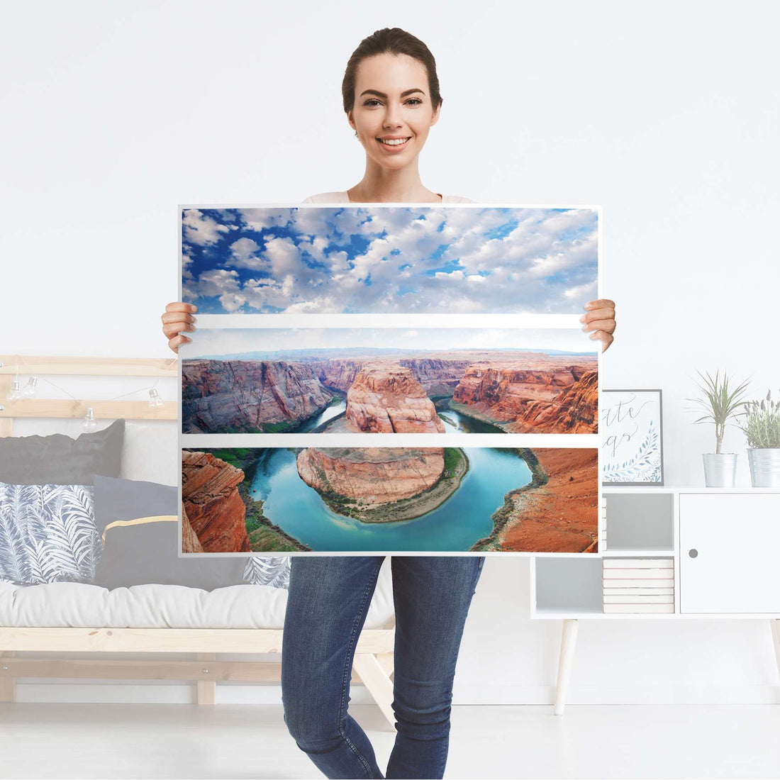 Klebefolie für Möbel Grand Canyon - IKEA Malm Kommode 3 Schubladen - Folie