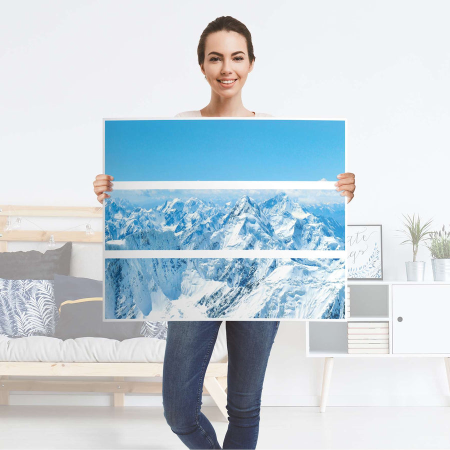 Klebefolie für Möbel Himalaya - IKEA Malm Kommode 3 Schubladen - Folie