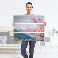 Klebefolie für Möbel Mount Fuji - IKEA Malm Kommode 3 Schubladen - Folie