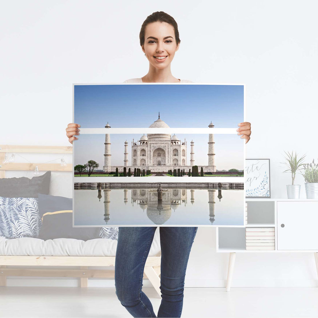 Klebefolie für Möbel Taj Mahal - IKEA Malm Kommode 3 Schubladen - Folie