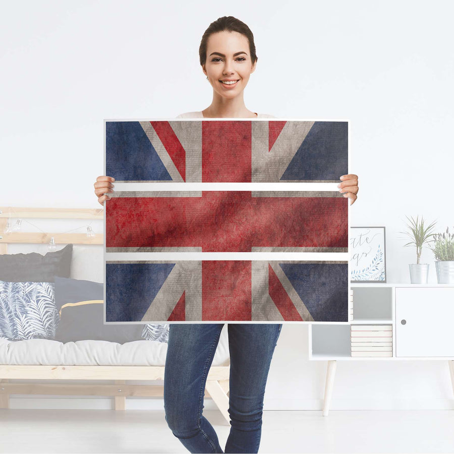Klebefolie für Möbel Union Jack - IKEA Malm Kommode 3 Schubladen - Folie