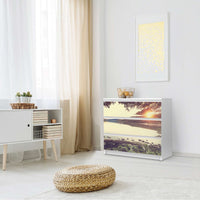 Klebefolie für Möbel Seaside Dreams - IKEA Malm Kommode 3 Schubladen - Schlafzimmer
