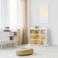 Klebefolie für Möbel Unterholz - IKEA Malm Kommode 3 Schubladen - Schlafzimmer