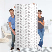 Klebefolie für Möbel Hoppel - IKEA Pax Schrank 201 cm Höhe - 2 Türen - Folie