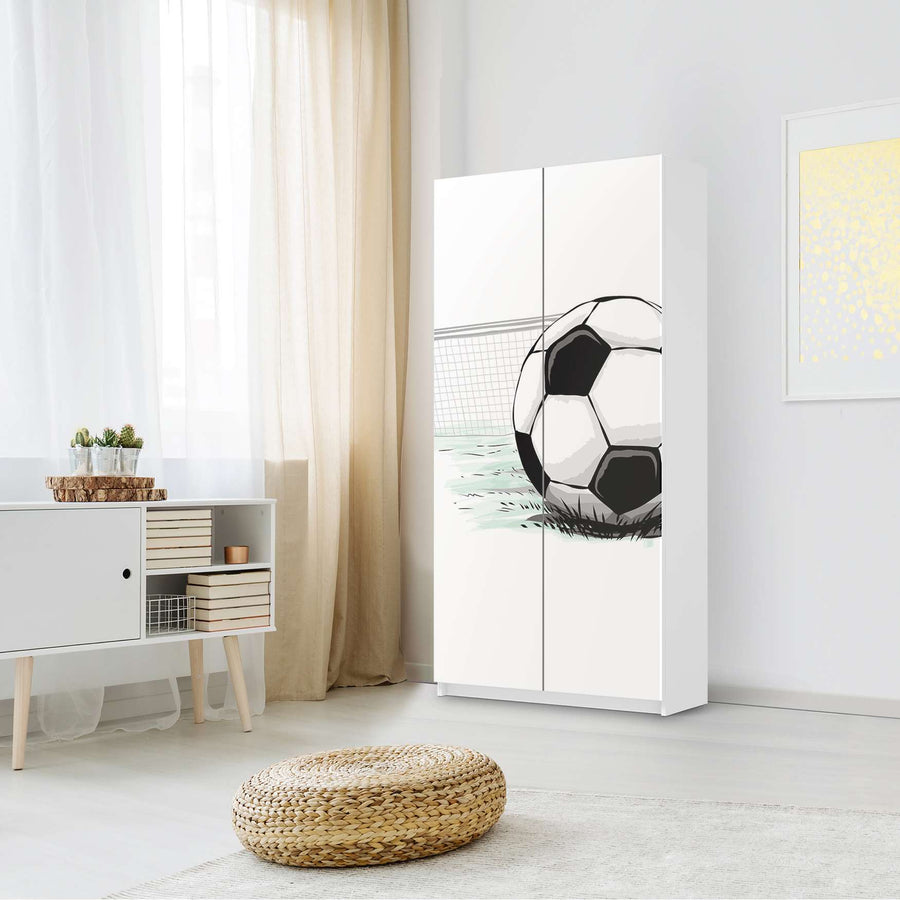 Klebefolie für Möbel Freistoss - IKEA Pax Schrank 201 cm Höhe - 2 Türen - Kinderzimmer