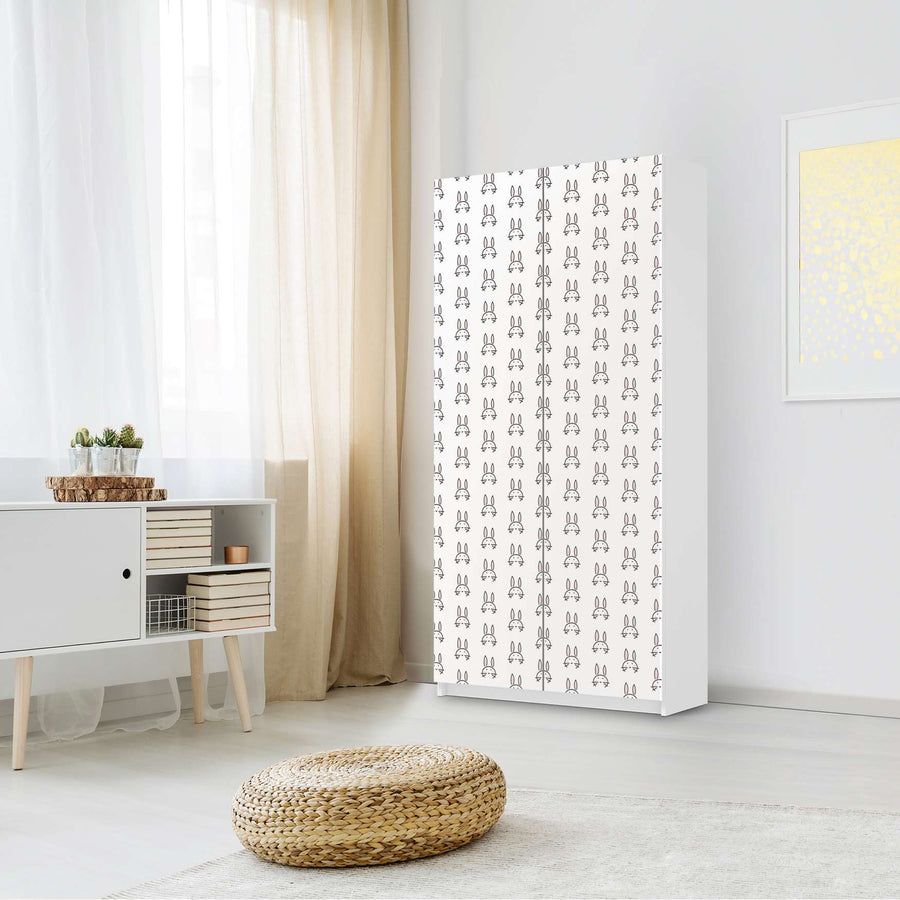 Klebefolie für Möbel Hoppel - IKEA Pax Schrank 201 cm Höhe - 2 Türen - Kinderzimmer