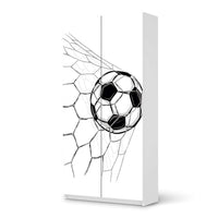 Klebefolie für Möbel Eingenetzt - IKEA Pax Schrank 201 cm Höhe - 2 Türen - weiss
