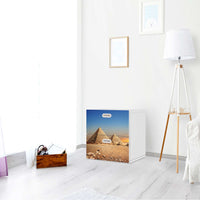 Klebefolie für Möbel Pyramids - IKEA Stuva / Fritids Kommode - 2 Schubladen - Kinderzimmer