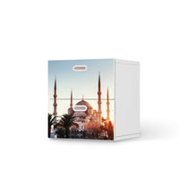 Klebefolie für Möbel Blue Mosque - IKEA Stuva / Fritids Kommode - 2 Schubladen  - weiss