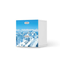 Klebefolie für Möbel Himalaya - IKEA Stuva / Fritids Kommode - 2 Schubladen  - weiss