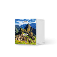 Klebefolie für Möbel Machu Picchu - IKEA Stuva / Fritids Kommode - 2 Schubladen  - weiss