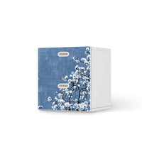 Klebefolie für Möbel Spring Tree - IKEA Stuva / Fritids Kommode - 2 Schubladen  - weiss