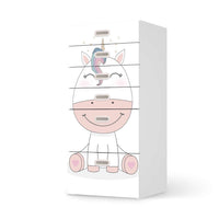 Klebefolie für Möbel Baby Unicorn - IKEA Stuva / Fritids Kommode - 6 Schubladen  - weiss
