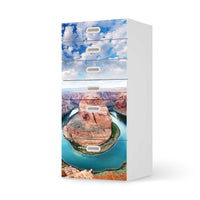 Klebefolie für Möbel Grand Canyon - IKEA Stuva / Fritids Kommode - 6 Schubladen  - weiss