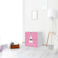 Klebefolie für Möbel Dalai Llama - IKEA Stuva Kommode - 2 Schubladen - Kinderzimmer