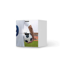 Klebefolie für Möbel Footballmania - IKEA Stuva Kommode - 2 Schubladen  - weiss