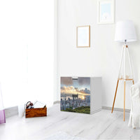 Klebefolie für Möbel Hong Kong - IKEA Stuva Kommode - 2 Schubladen - Wohnzimmer