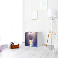 Klebefolie für Möbel Lichtflut - IKEA Stuva Kommode - 2 Schubladen - Wohnzimmer
