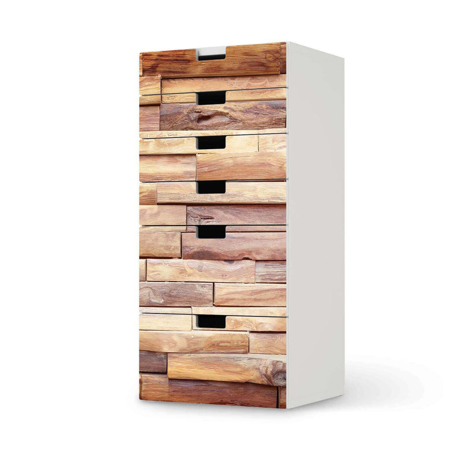 Klebefolie für Möbel Artwood - IKEA Stuva Kommode - 6 Schubladen  - weiss