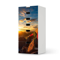 Klebefolie für Möbel Tibet - IKEA Stuva Kommode - 6 Schubladen  - weiss