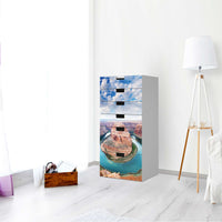 Klebefolie für Möbel Grand Canyon - IKEA Stuva Kommode - 6 Schubladen - Wohnzimmer
