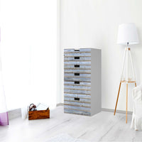 Klebefolie für Möbel Greyhound - IKEA Stuva Kommode - 6 Schubladen - Wohnzimmer