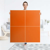 Klebefolie für Schränke Orange Dark - IKEA Besta Schrank Quadratisch 4 Türen - Folie