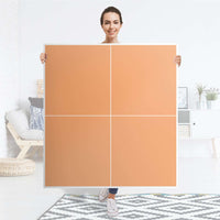 Klebefolie für Schränke Orange Light - IKEA Besta Schrank Quadratisch 4 Türen - Folie