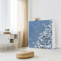Klebefolie für Schränke Spring Tree - IKEA Besta Schrank Quadratisch 4 Türen - Wohnzimmer