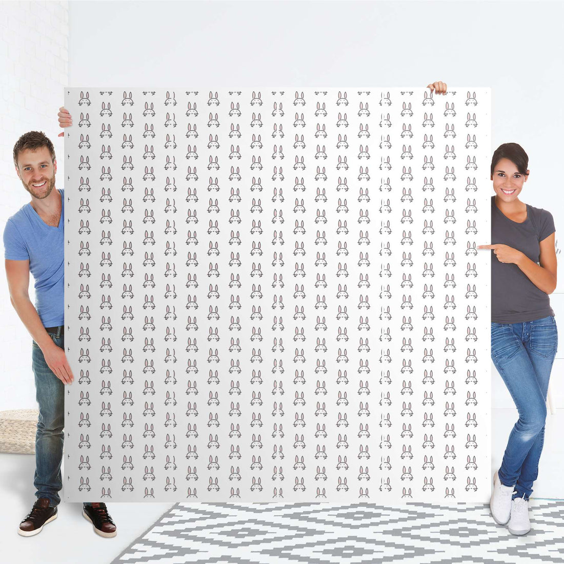 Klebefolie für Schränke Hoppel - IKEA Pax Schrank 201 cm Höhe - 4 Türen - Folie