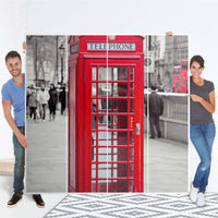 Klebefolie für Schränke Phone Box - IKEA Pax Schrank 201 cm Höhe - 4 Türen - Folie
