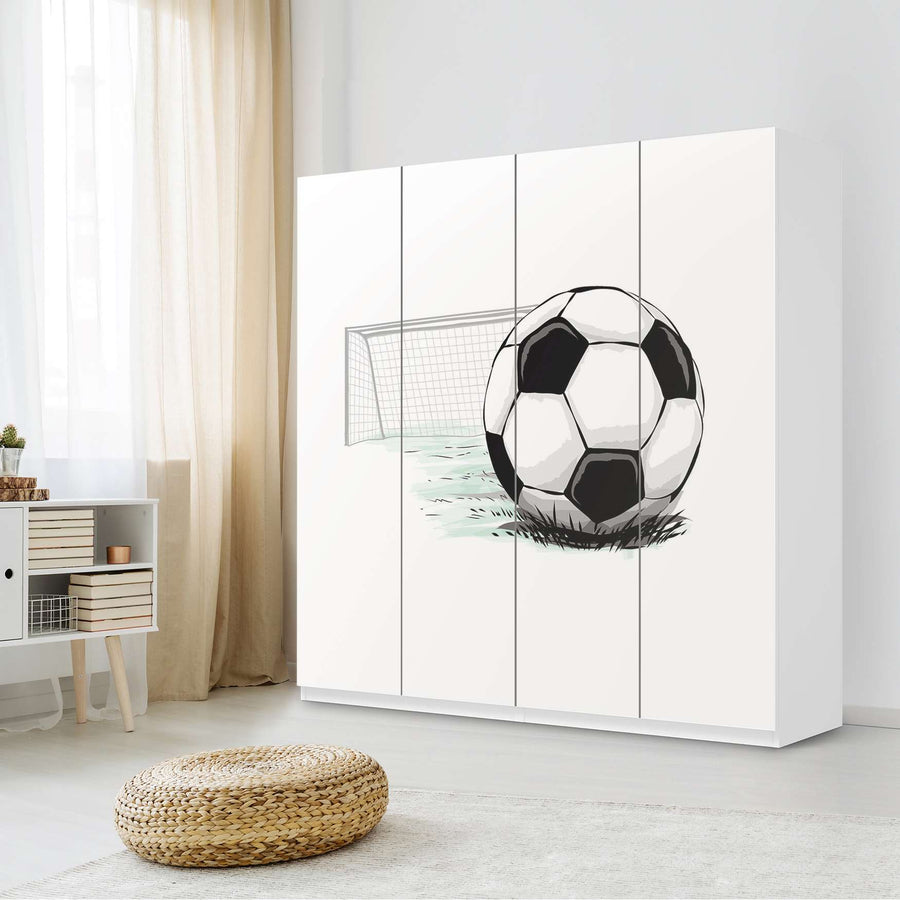 Klebefolie für Schränke Freistoss - IKEA Pax Schrank 201 cm Höhe - 4 Türen - Kinderzimmer