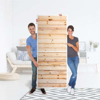 Klebefolie Bright Planks - IKEA Billy Regal 6 Fächer - Folie