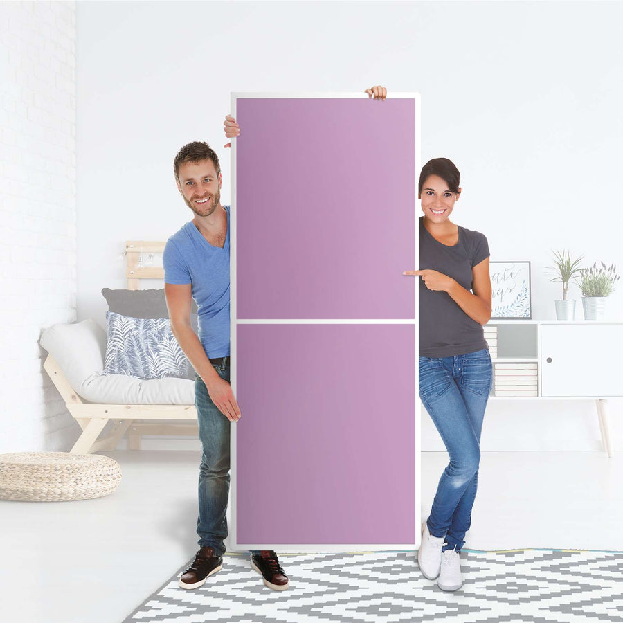 Klebefolie Flieder Light - IKEA Billy Regal 6 Fächer - Folie