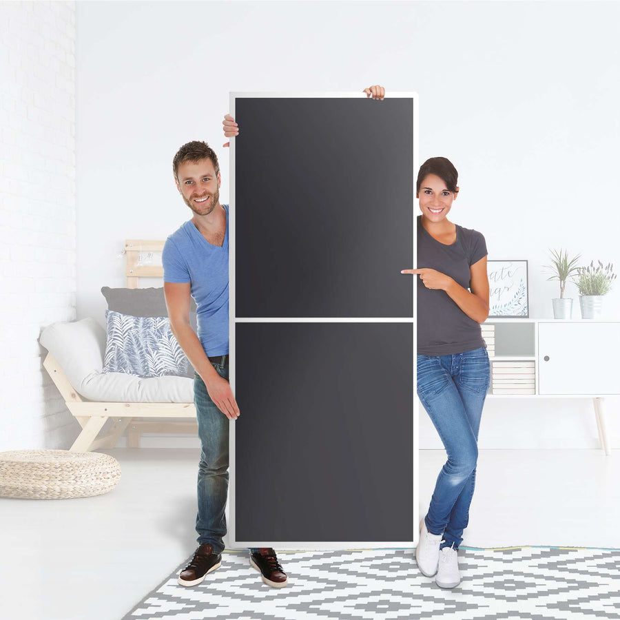 Klebefolie Grau Dark - IKEA Billy Regal 6 Fächer - Folie